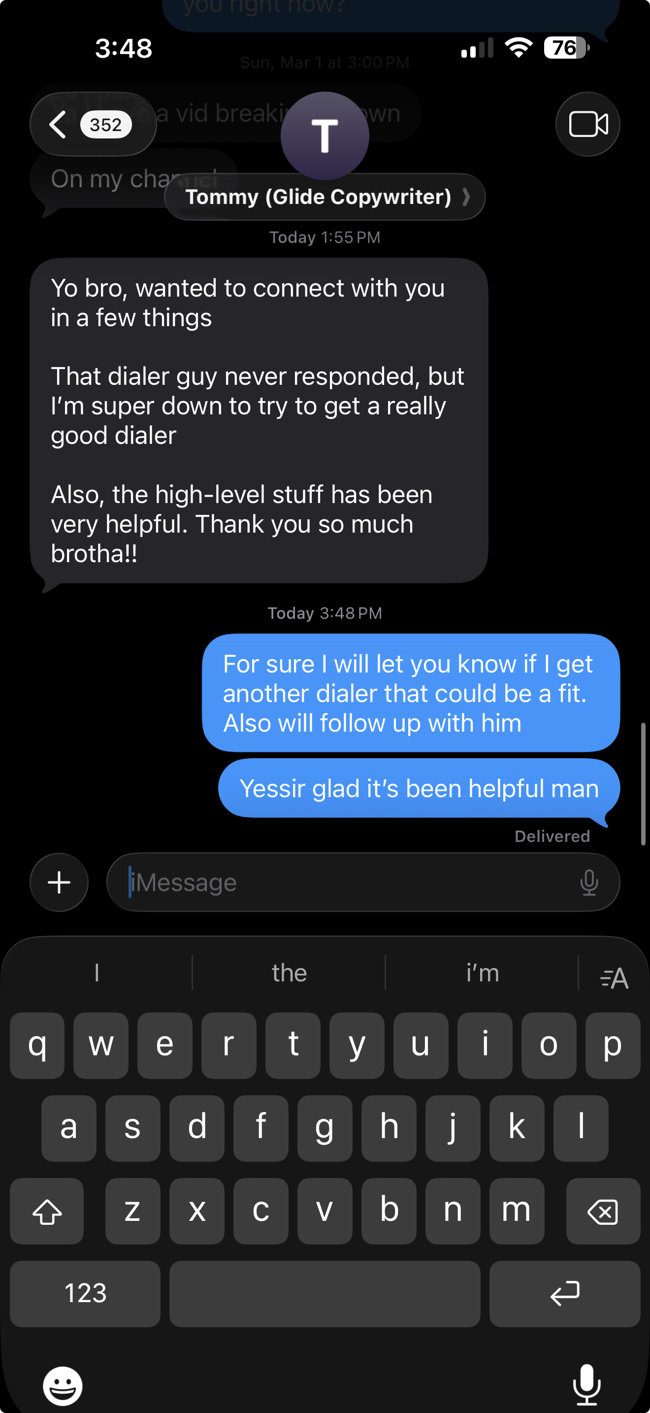 Tommy result screenshot