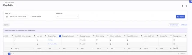 Capital HVAC results screenshot