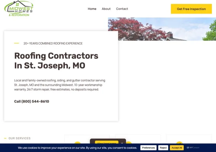 MWHR website homepage